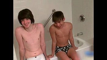 Angel & Aron Fuck in the Bathroom gay porn