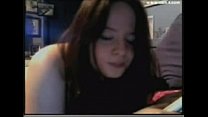 Slut masturbating on webcam
