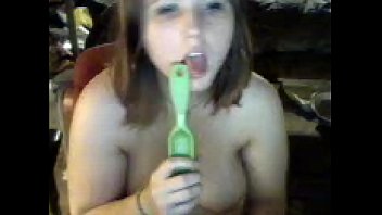 caught with brush on webcam