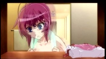 Shemale anime maid self masturbating in the bathtub