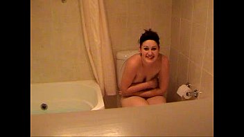 Shy wife caught naked on the toilet- more at video.titsout.net