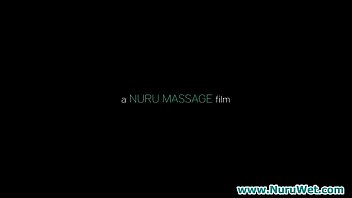 Gorgeous babe gives a Nuru massage 04