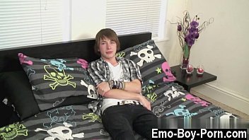 Emo sex young gay Cute fresh emo fellow Devon commences his movie by