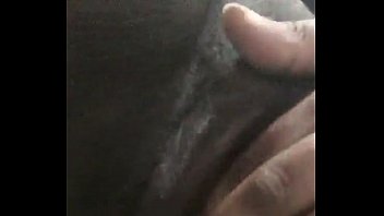 Black sexy girl playing with her pussy