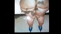 Мой горячий коктейль из спермы на этой сексуальной попке, пышная фигуристая дама-толстушка с тяжелым задом