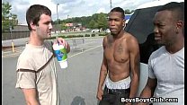 Sexy White Boy Blanc Obtenir Son Cul Serré Baisée Par Black Dude 12