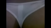 buttocks in white thong.3GP