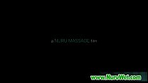 Nuru Massage With Big Tit Asian And Nasty Fuck On Air Matress 30