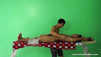 Asian Boy Josh Tied and Tickled