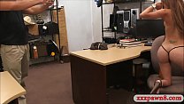 Huge titted lady drilled by pawn keeper at the pawnshop