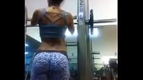 Claudia a. in the gym