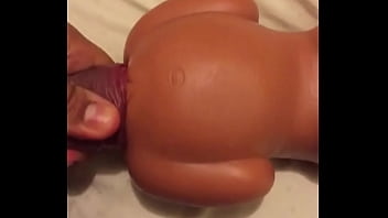 sticking my dick in a tight toy vagina