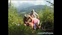 curly german teen loves extreme mountain sex