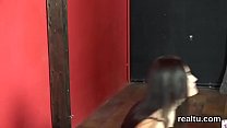 Сочная чешская красотка соблазнена в супермаркете и растерзана в видео от первого лица