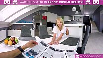 VRBangers.com PUSSY FOR BREAKFAST – KATY ROSE VR MASTURBATION ON TABLE