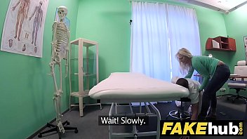 Fake Hospital Big tits horny Milf chiropractor fucks doctor after massage