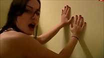 Couple practices sex In changing room