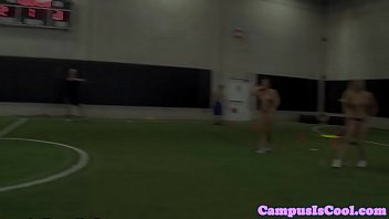 Real college athletes banging after workout
