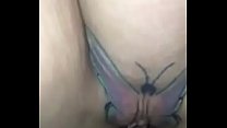 Sticking cock in tattooed pussy