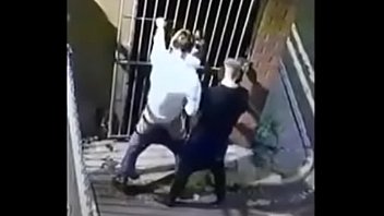 Filmed males having sex on the street