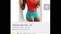 neues Mädchen aus Minas Gerais duscht in der Jaumo App