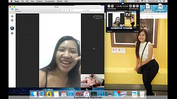 Menina asiática tailandesa de pau flash Skype webcam Maleewan Ruamphon