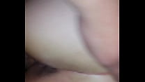 In 4, my girlfriend's vagina cums on her ass