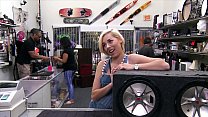 XXX PAWN - Stevie Sixx Sells Her BF's Bass Amp For Cash, And Her Ass, Too