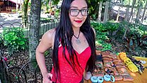 CARNE DEL MERCADO - Saftiges kolumbianisches Teeny-Girl mit Brille wird durchgeknallt