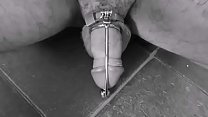Cuming in chastity