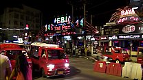 Via ambulante Patong Phuket Tailandia della strada di Bangla
