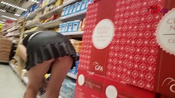 Cristina Almeida showing off at the 24-hour market in the parish of Ó, cuckold husband films it, full video now available on the website