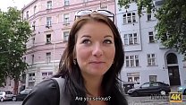 HUNT4K. Adventurous girl is happy to have sex for money in Prague