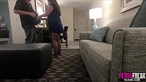 Sexo real na sala de estar com marido e mulher