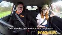 Fake Driving School стройная горячая рыжая шалунья трахается лучше, чем водит машину