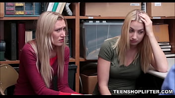 TeenShoplifter.com - Горячая тинка шагает за охранником после того, как ее поймают на краже в магазине