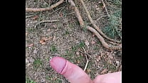 jerking off in forest