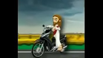Jesus riding a motorcycle #araujo Gustavo #anti Free fire movement
