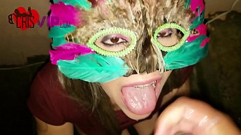 Cristina Almeida - Brazilian Slutwife at Street Carnival 2019 to d. cum after a deepthroat
