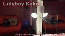 Ladyboy Koko Gives Blowjob And Fucked Bareback