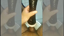 I masturbated and enjoyed using my flashlight toy (asshole)