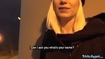 no Public Agent Hot blonde fucks him for his cash offer