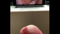 masturbating watching shemale porn