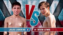 Concurso de twink desnudos - Devin Lewis & Jules Laroche - Juego en la ducha