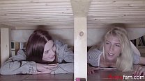 Stepsisters Get Caught Snooping Around & Punished- Mia Evans & Missy Luv
