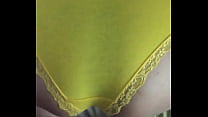 Wife fucking in yellow panties