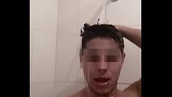 My friend takes a shower and sends me this video
