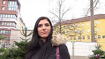 GERMAN SCOUT - 20 Jahre junges Teen Kristall auf der Strasse abgeschleppt und für Geld gefickt