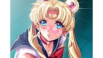 [Hentai] Sailor Moon ha un enorme carico di sperma in faccia