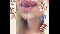 That little mouth full of cum, who out there likes to cum in the mouth?